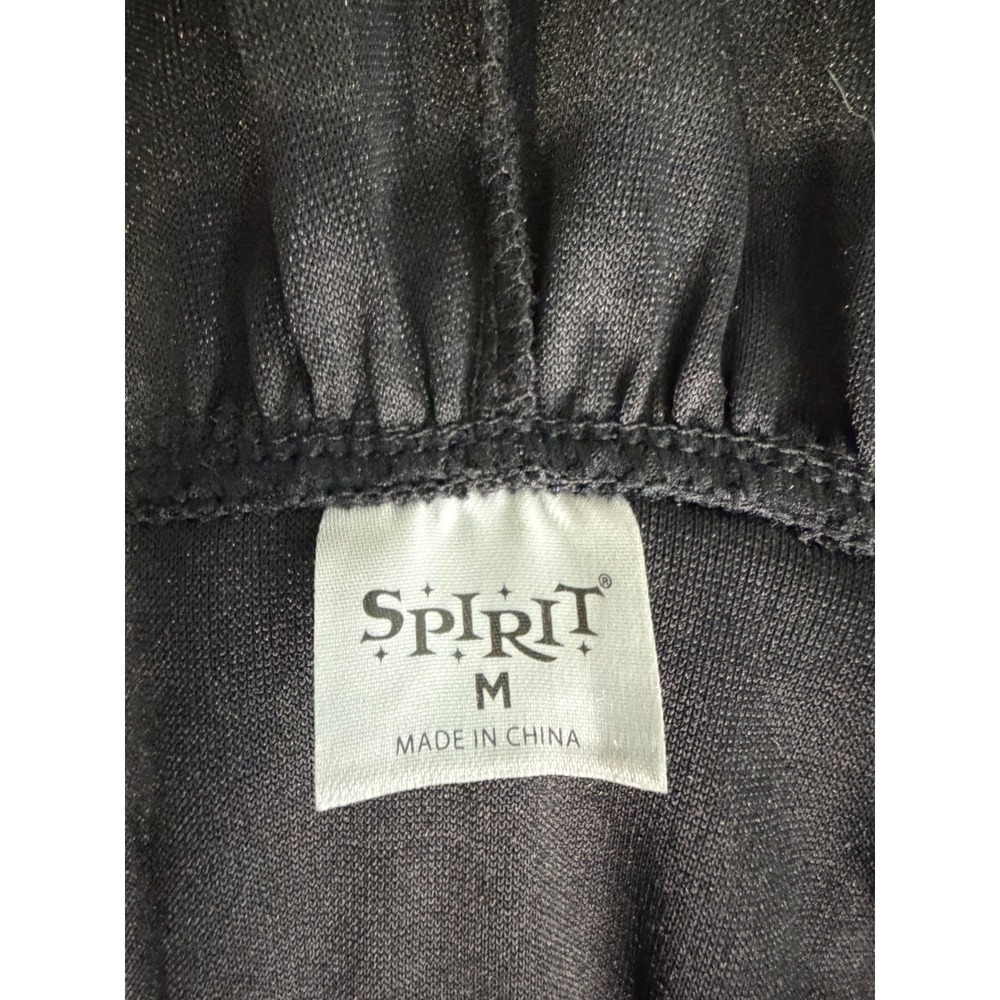 Spirit Halloween Celestial Witch Costume Blue Black Moon Stars Hooded Gown Med - Picture 6 of 6